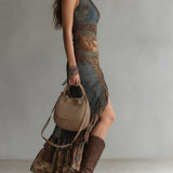 Nala | Asymmetrical Boho Maxi Dress