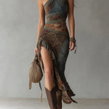 Nala | Asymmetrical Boho Maxi Dress