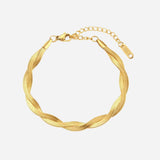 Madiorelle | Elegancka bransoletka o skręconej formie