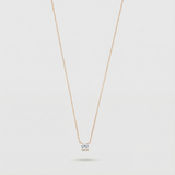 Ysavienna | Elegancki naszyjnik z kamieniem moissanite-style
