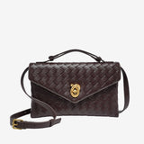 Aleksandra - Mini Torebka Crossbody z Teksturowanego Materiału