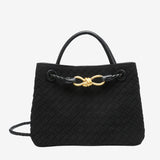 Malia | Kompaktowa Torba Woven z Regulowanym Paskiem