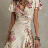 Elena | Midi Floral Dress