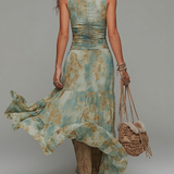 Zaria | Bohemian Maxi Dress with Slit