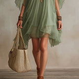 Kaia | Transparent Tunic Dress