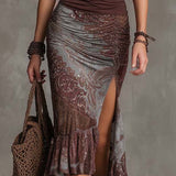 Serena | Bohemian Halter Maxi Dress