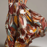 Aurelia | Abstrakcyjna Maxi Dress
