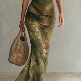 Zara | Maxi Dress with Tie-Dye Effect