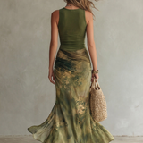 Zara | Maxi Dress with Tie-Dye Effect