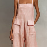 Amelie | Minimalist Linen Jumpsuit