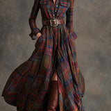 Michalina - Sukienka koszulowa z paskiem