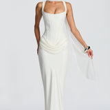 Leonor | Maxi Dress with Square Neckline